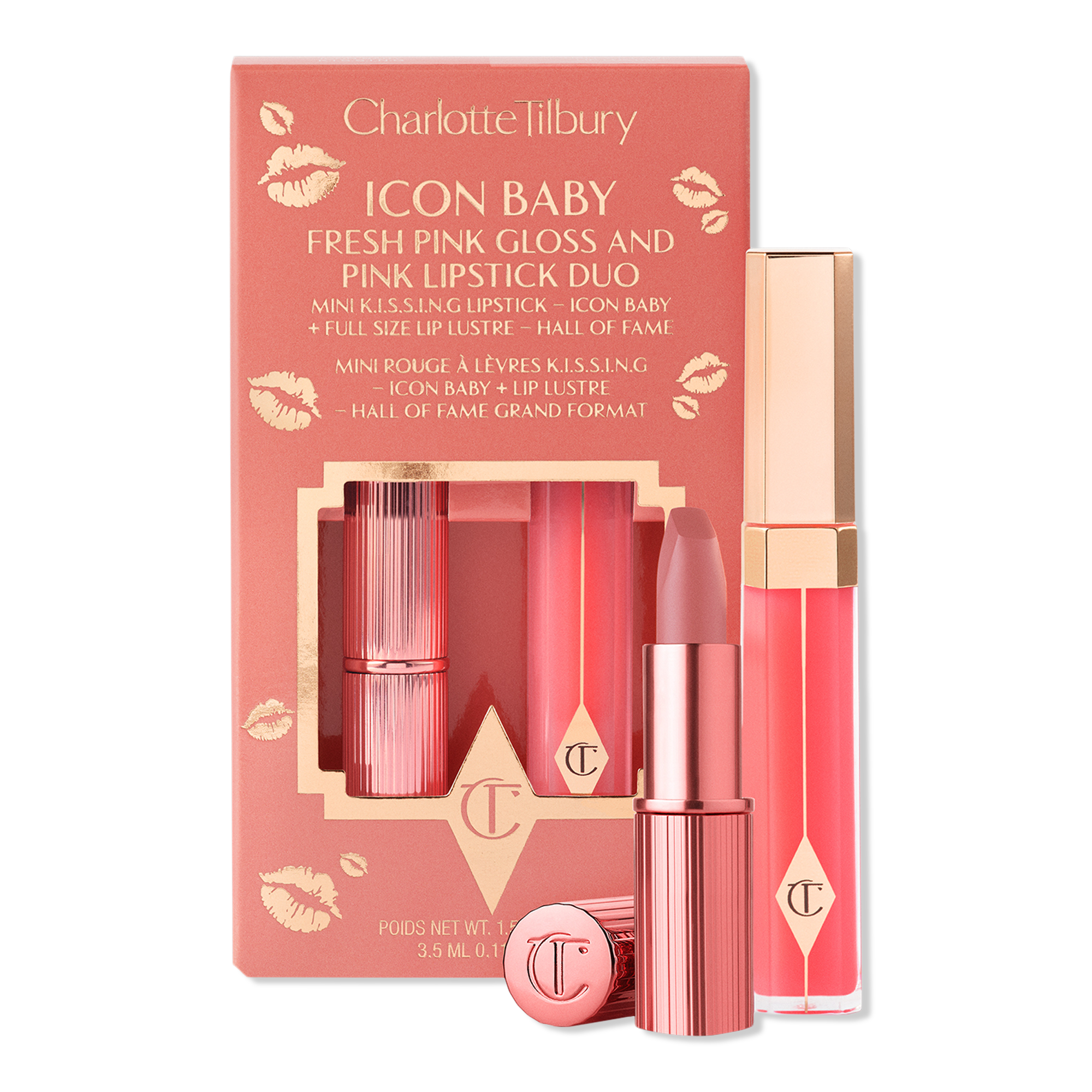 Charlotte Tilbury Free Icon Baby Gloss & Lipstick Duo with $75 brand purchase #1