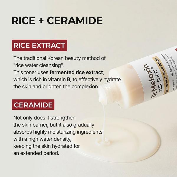 Dr. Melaxin Peel Shot Glow White Rice Toner #6