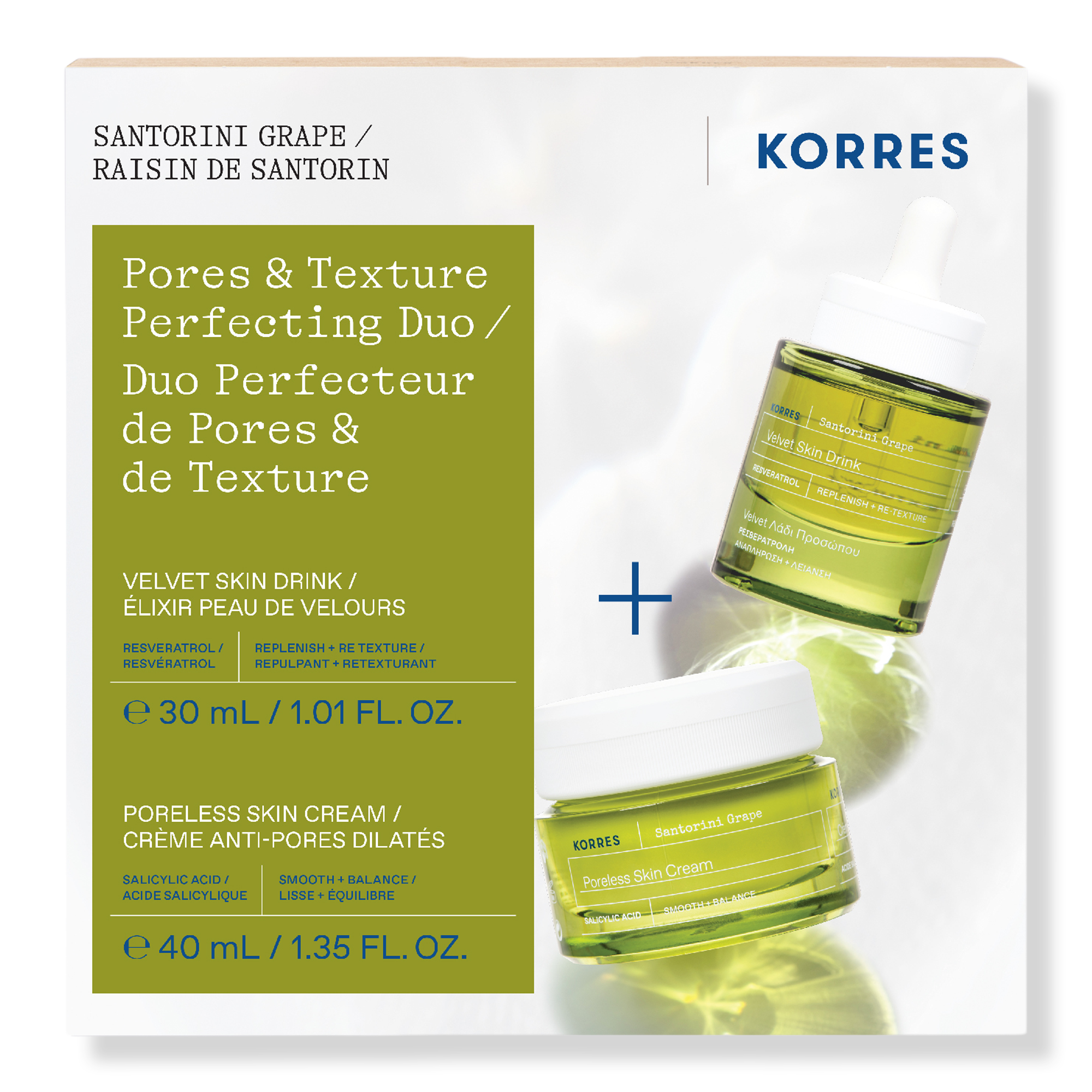 KORRES Santorini Grape Pores & Texture Perfecting Duo #1