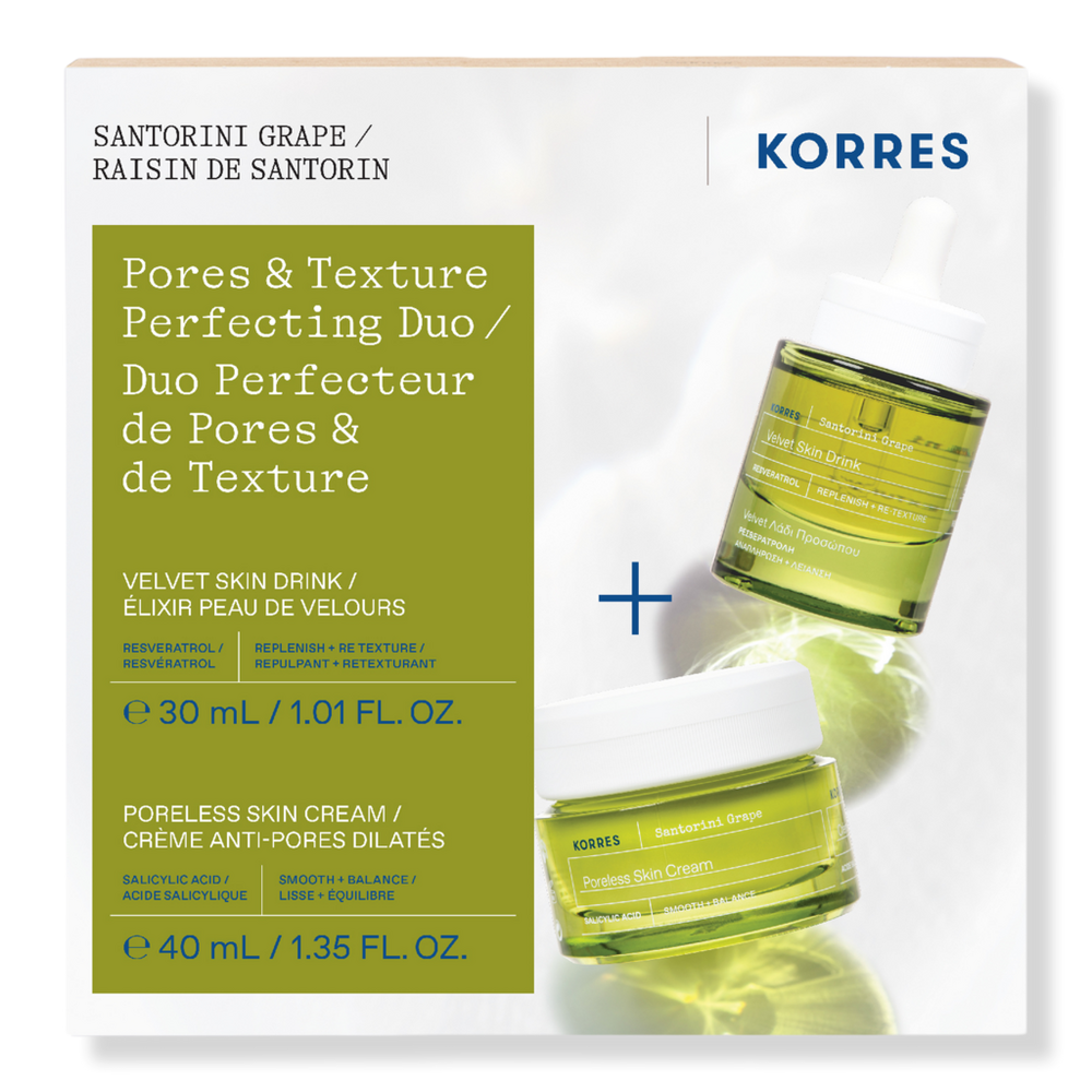 Korres Santorini Grape Pores & Texture Perfecting Duo