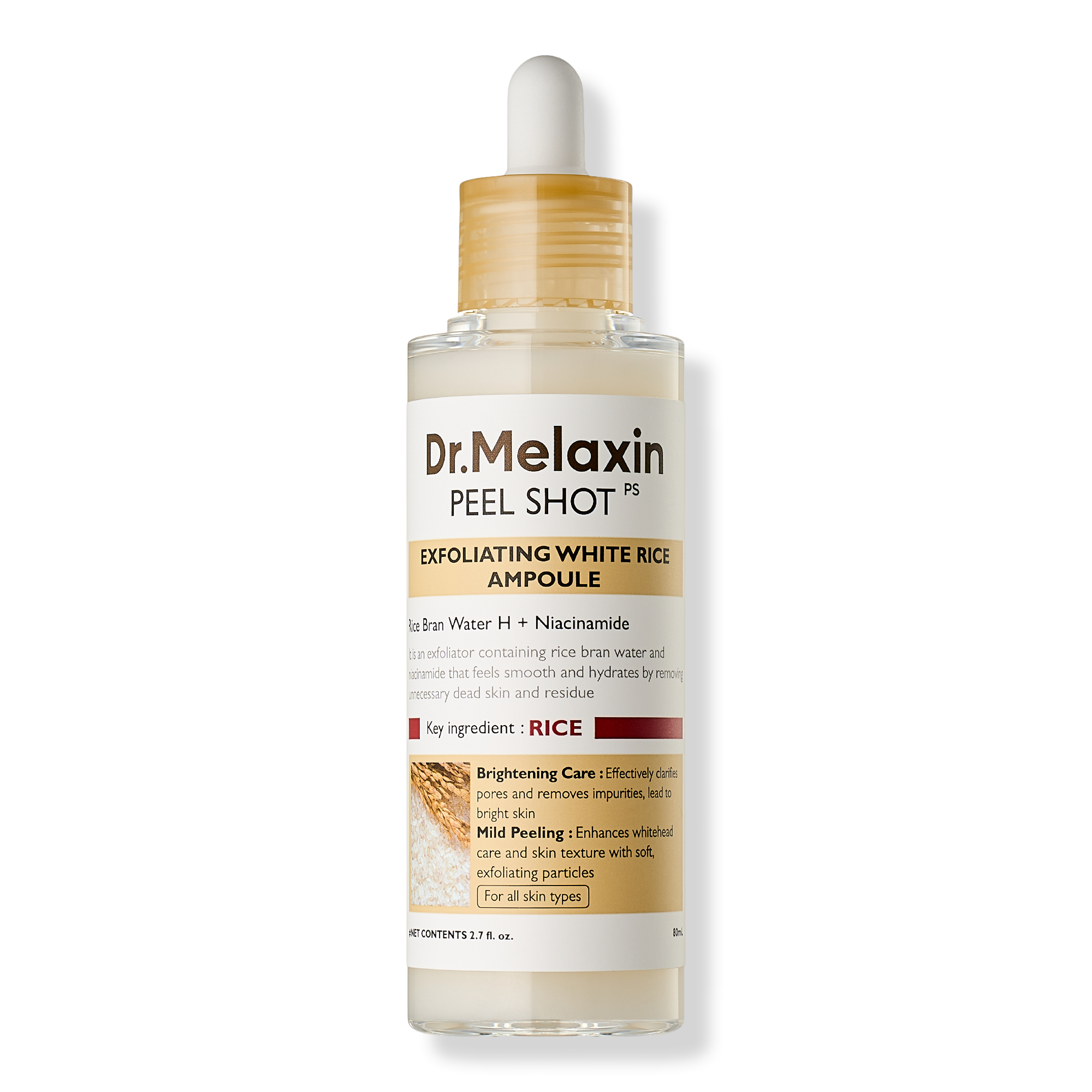Dr. Melaxin Peel Shot Exfoliating White Rice Ampoule #1