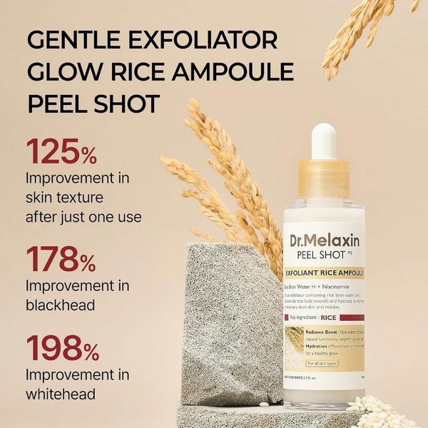 Dr. Melaxin Peel Shot Exfoliating White Rice Ampoule #6