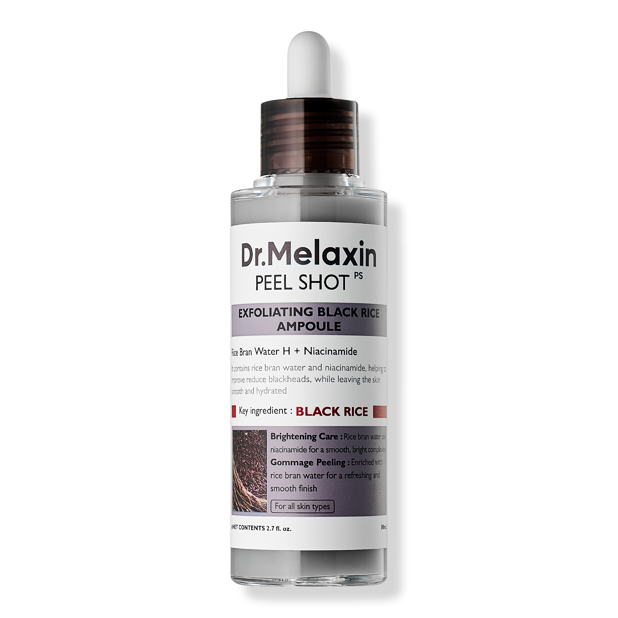 Dr. Melaxin Peel Shot Exfoliating Black Rice Ampoule #1