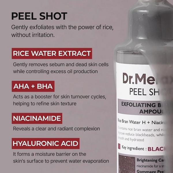 Dr. Melaxin Peel Shot Exfoliating Black Rice Ampoule #6