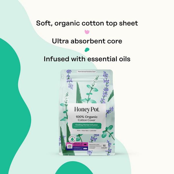 The Honey Pot Company Cooling Regular and Overnight Duo Pack #4