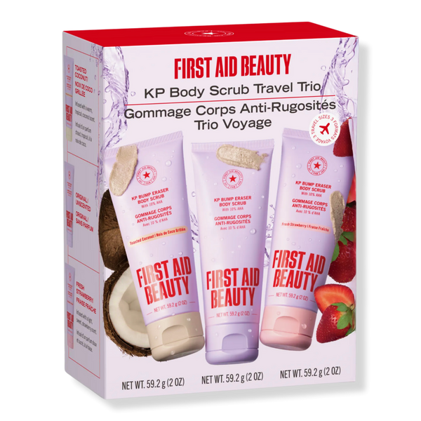 First Aid Beauty KP Body Scrub Discovery Travel Trio #1