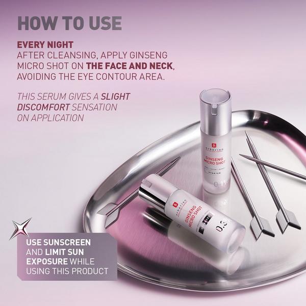 Erborian Ginseng Micro Shot Starter 0.1% Skin-Refining Serum with Korean Ginseng & Collagen #8