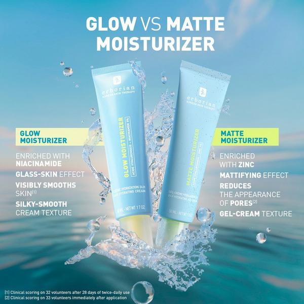 Erborian Glow Moisturizer with Hyaluronic Acid and 5% Niacinamide #8