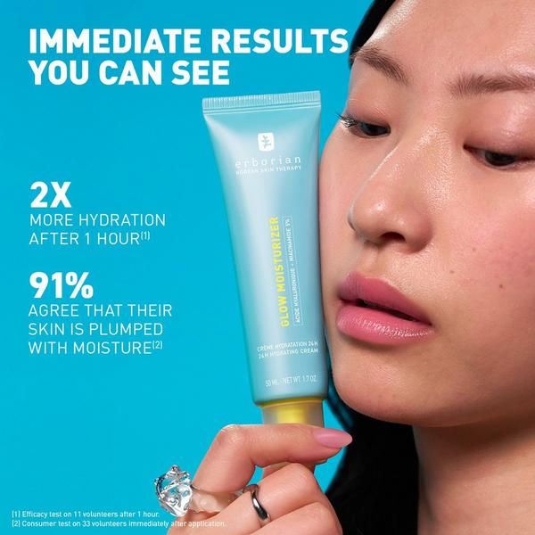 Erborian Glow Moisturizer with Hyaluronic Acid and 5% Niacinamide #7