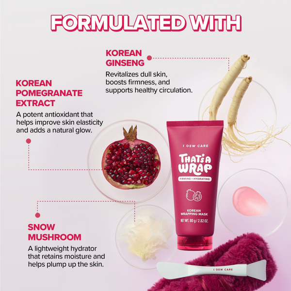 I Dew Care That's A Wrap Korean Wrapping Mask & Headband Set #3