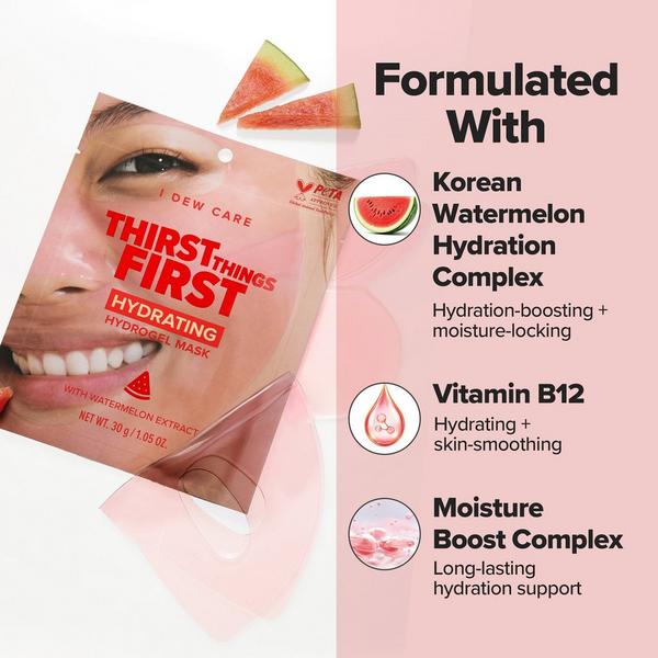 I Dew Care Thirst Things First Hydrating Hydrogel Mask #3