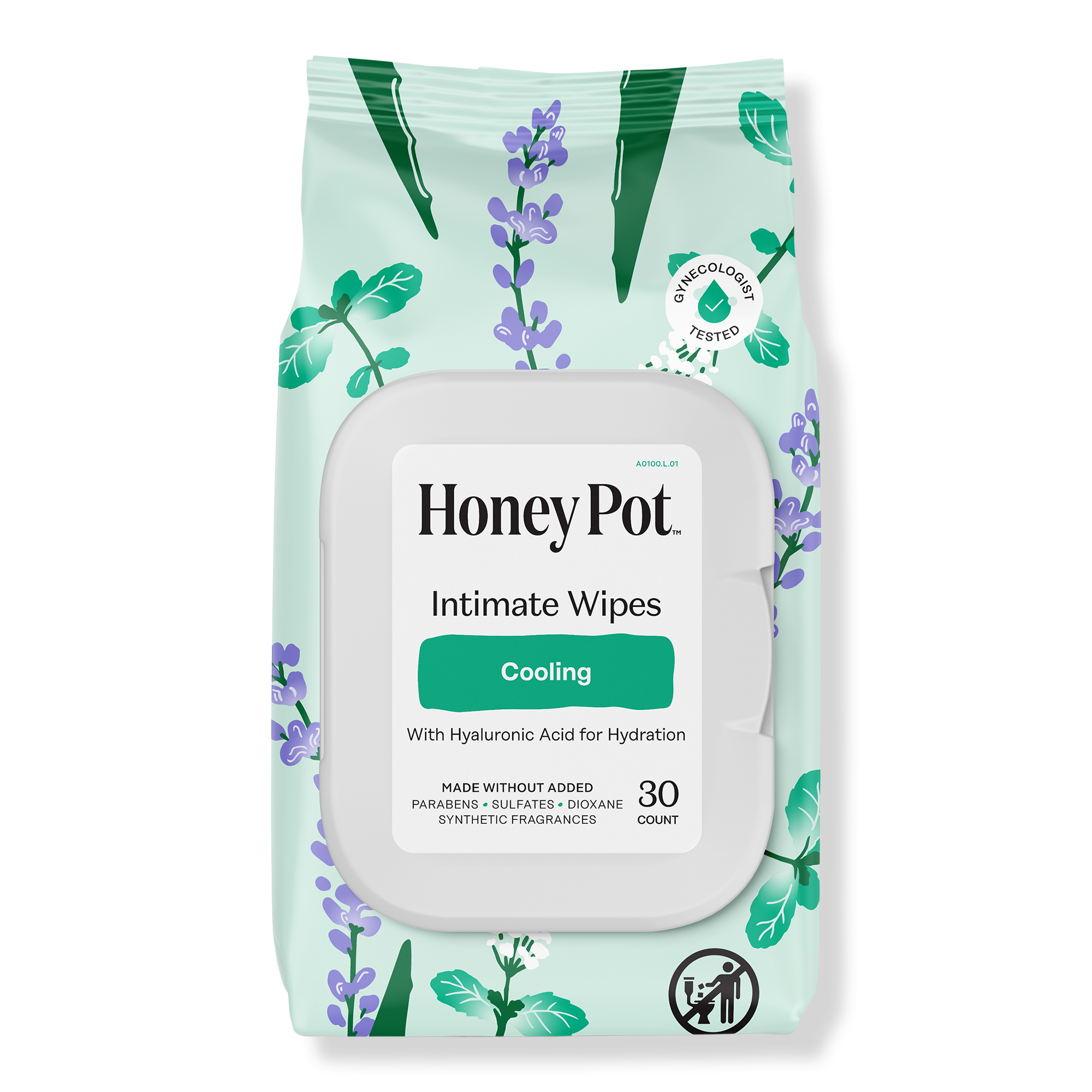 The Honey Pot Company Cooling Intimate Wipes #1