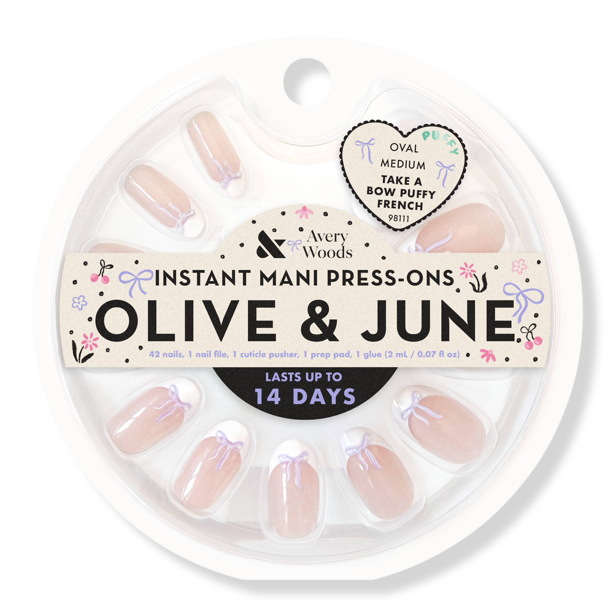 Olive & June Olive & June x Avery Woods Instant Mani Press-Ons Collection #1