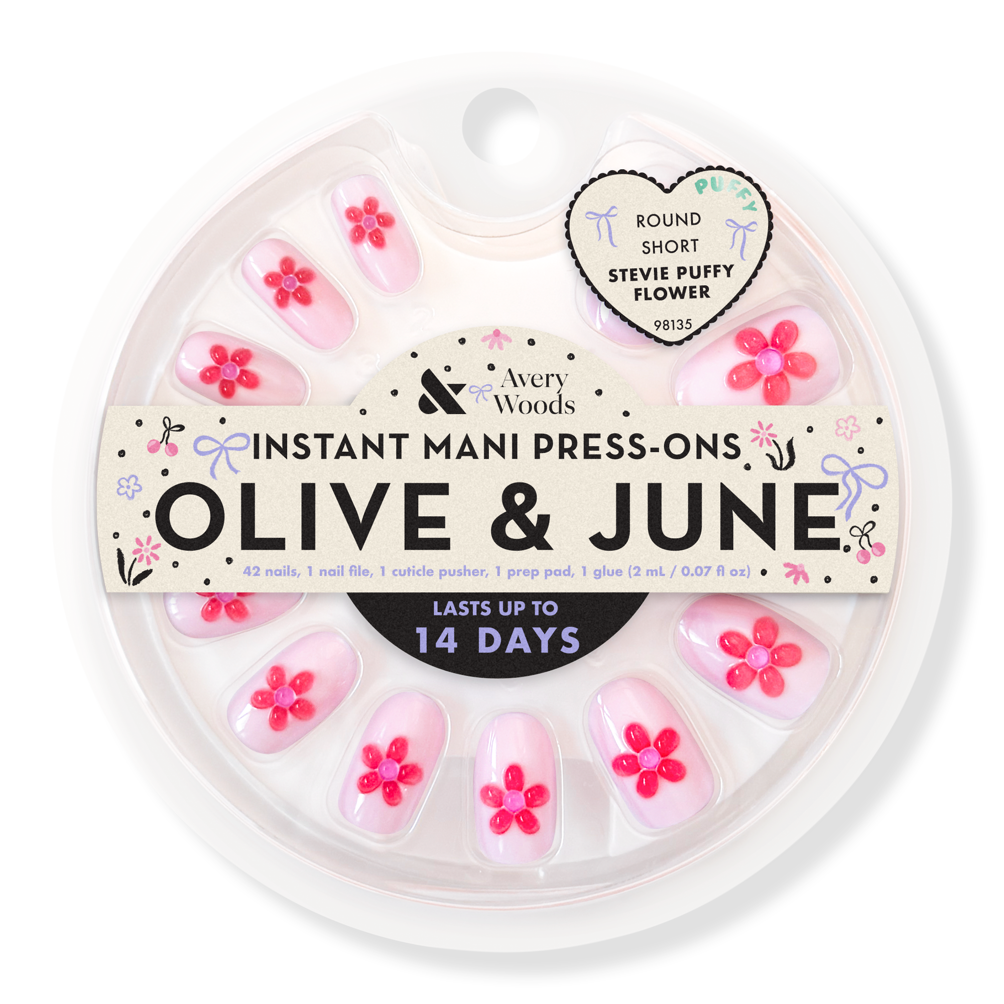 Olive & June Olive & June x Avery Woods Instant Mani Press-Ons Collection #1