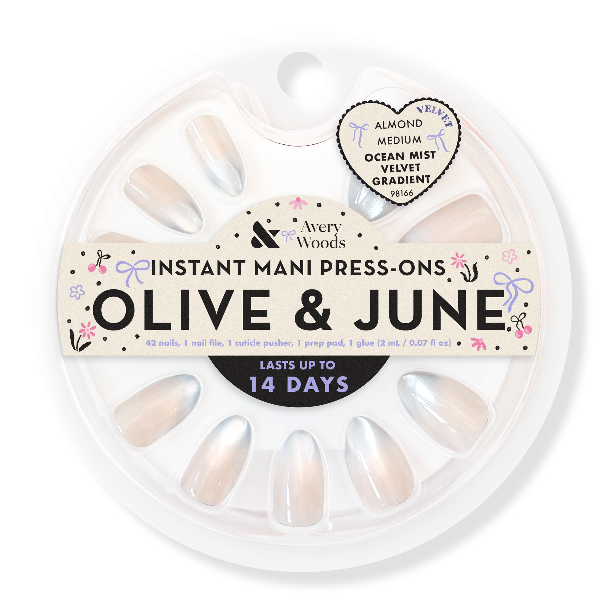 Olive & June Olive & June x Avery Woods Instant Mani Press-Ons Collection #1
