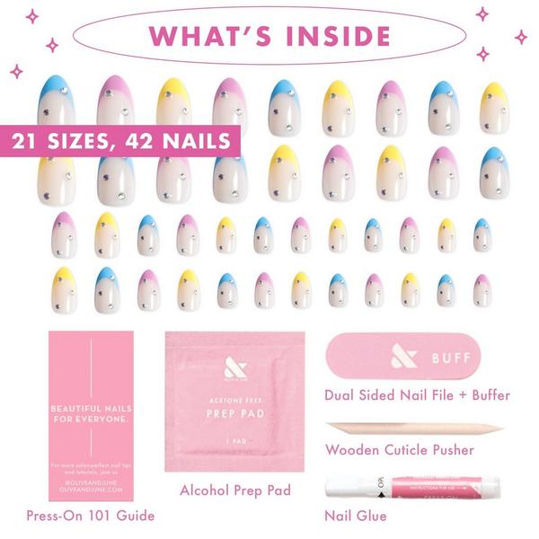 Olive & June Olive & June x Avery Woods Instant Mani Press-Ons Collection #3