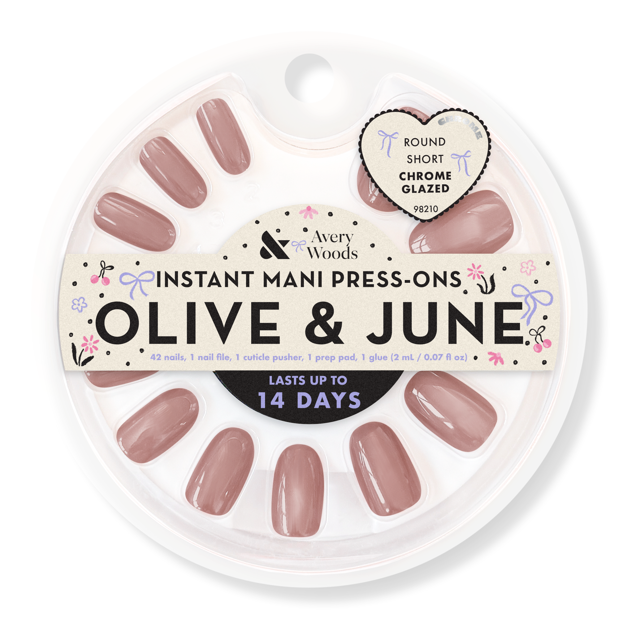 Olive & June Olive & June x Avery Woods Instant Mani Press-Ons Collection #1
