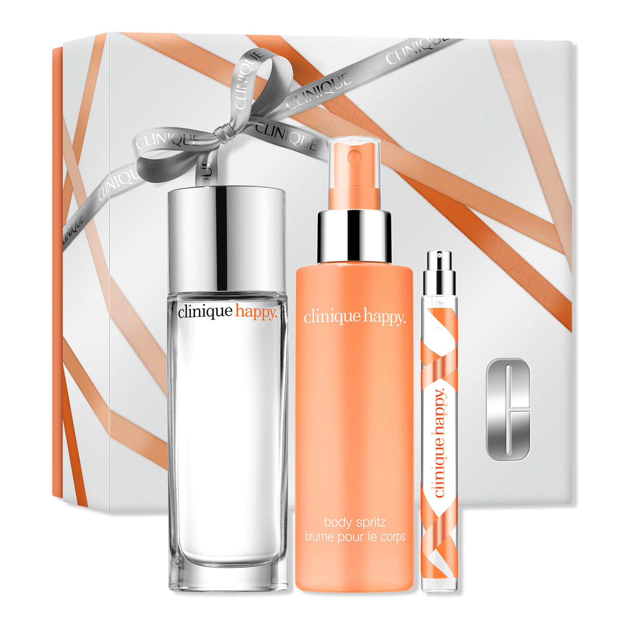 Clinique 3 Piece Happy Trio Perfume & Body Spray Holiday Gift Set #1