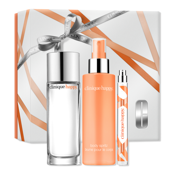 Clinique 3 Piece Happy Trio Perfume & Body Spray Holiday Gift Set #1