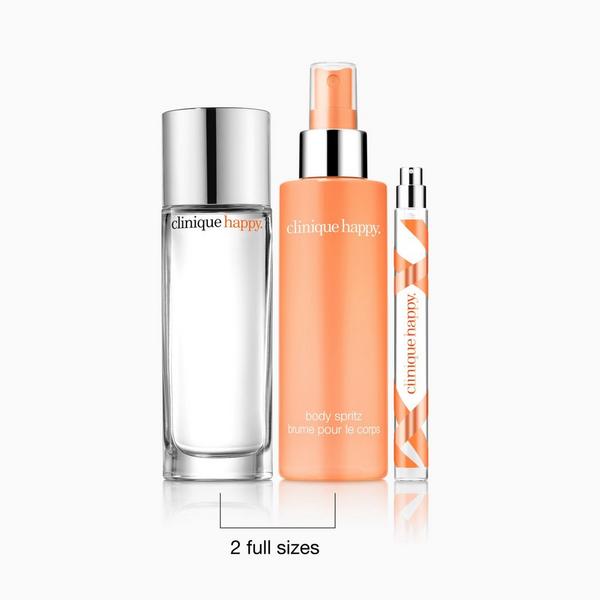 Clinique 3 Piece Happy Trio Perfume & Body Spray Holiday Gift Set #3