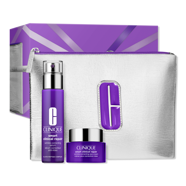 Clinique 3 Piece Smart De-Aging Serum and Eye Cream Holiday Duo #1