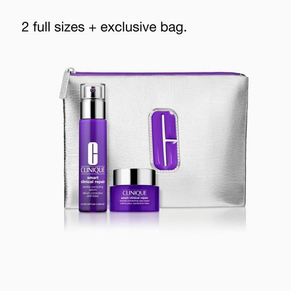 Clinique 3 Piece Smart De-Aging Serum and Eye Cream Holiday Duo #3