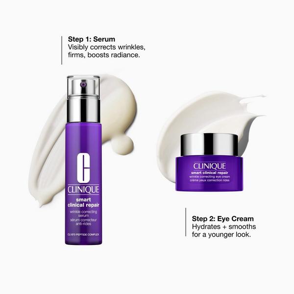 Clinique 3 Piece Smart De-Aging Serum and Eye Cream Holiday Duo #4