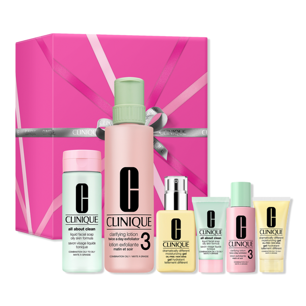 Clinique 6 Piece Great Skin Everywhere: For Combination Oily Skin Holiday Gift Set #1