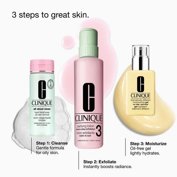 Clinique 6 Piece Great Skin Everywhere: For Combination Oily Skin Holiday Gift Set #7