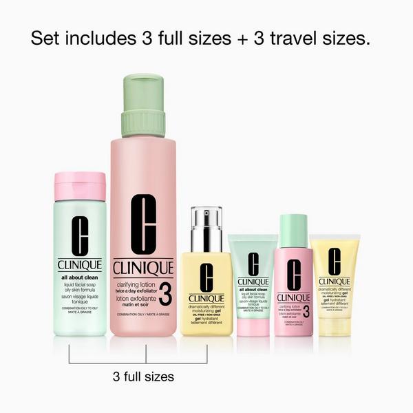 Clinique 6 Piece Great Skin Everywhere: For Combination Oily Skin Holiday Gift Set #8