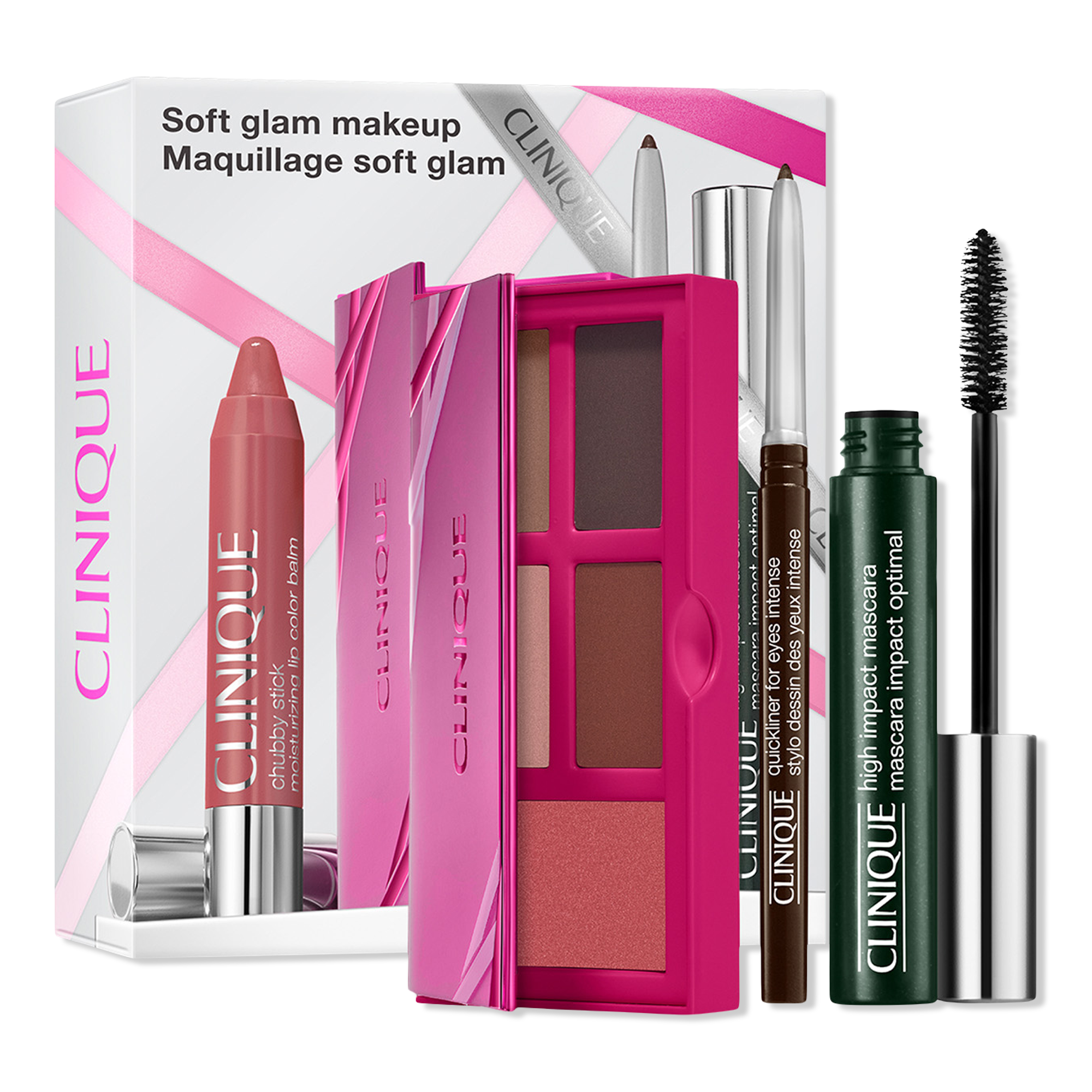 Clinique 4 Piece Soft Glam Makeup Holiday Gift Set #1
