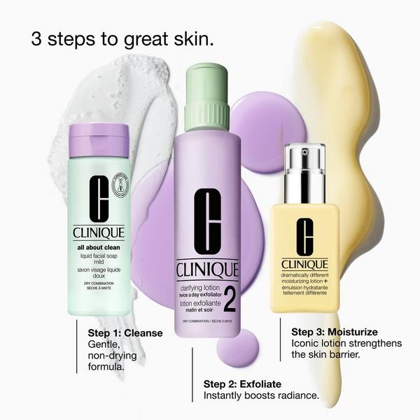 Clinique 6 Piece Great Skin Everywhere: For Dry Combination Skin Holiday Gift Set #4