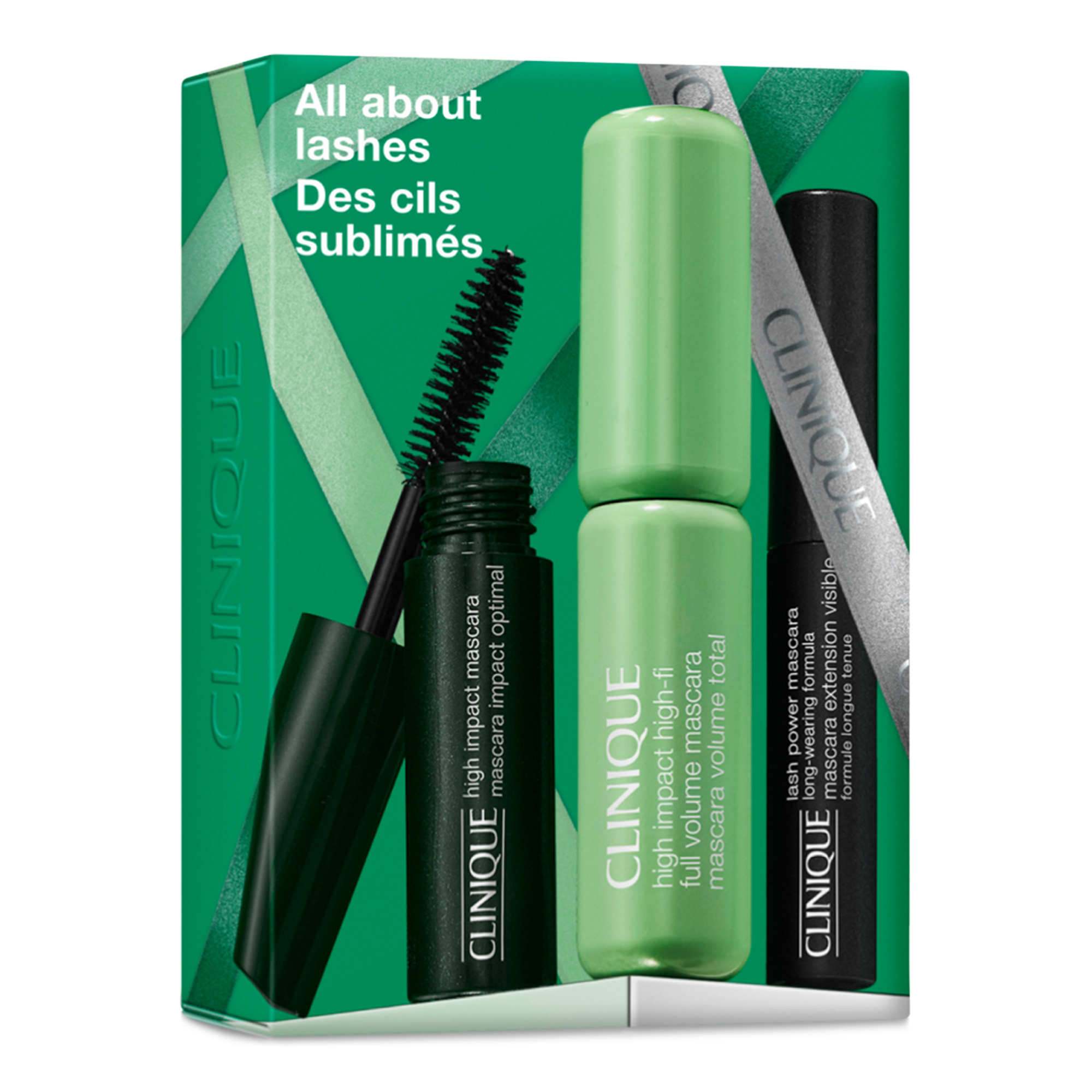 Подарочный набор туши Clinique All About Lashes, 3 предмета — фото 2