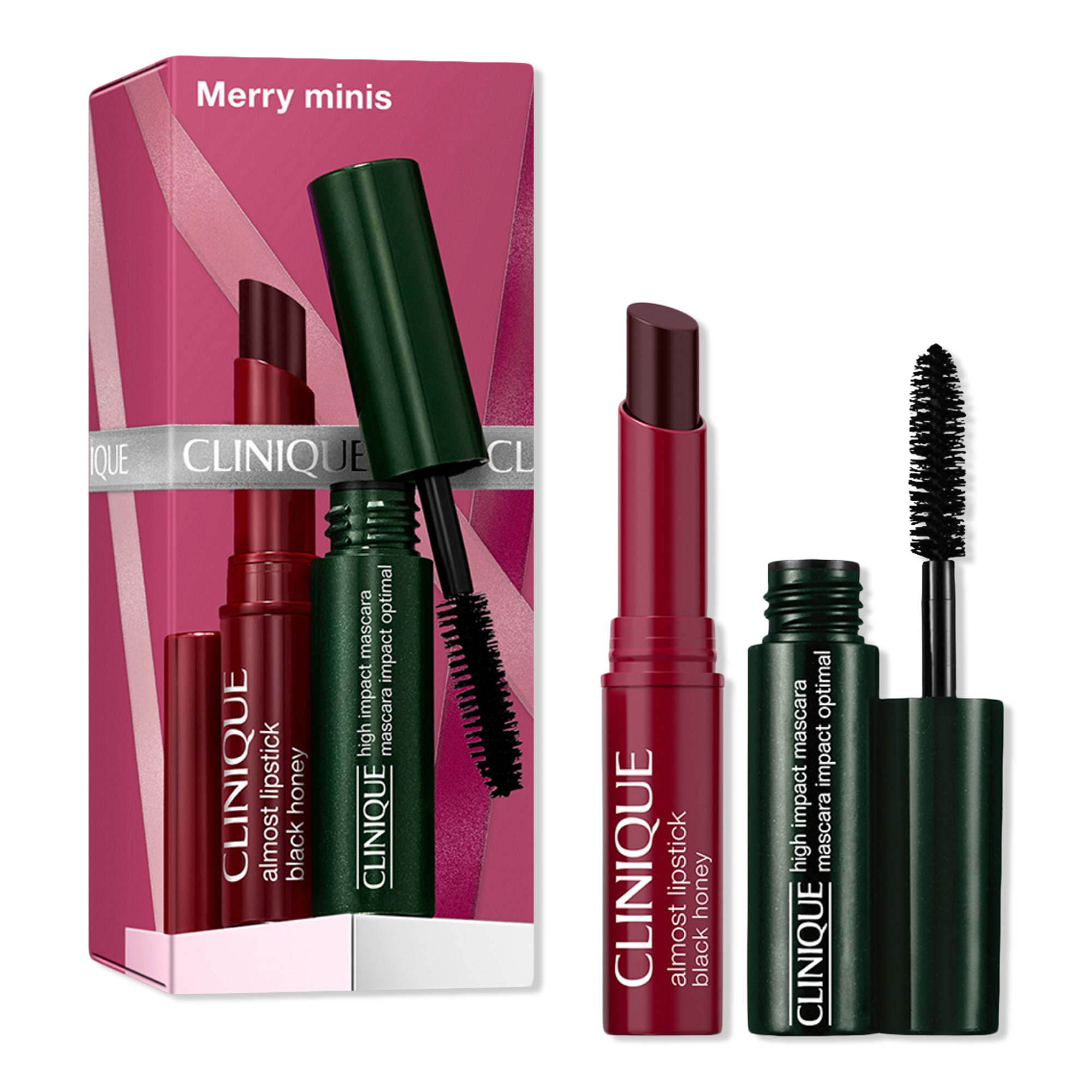 Clinique 2 Piece Merry Minis: Bestselling Mascara and Black Honey Lipstick Gift Set #1