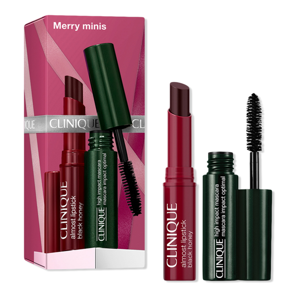 Clinique 2 Piece Merry Minis: Bestselling Mascara and Black Honey Lipstick Gift Set #1