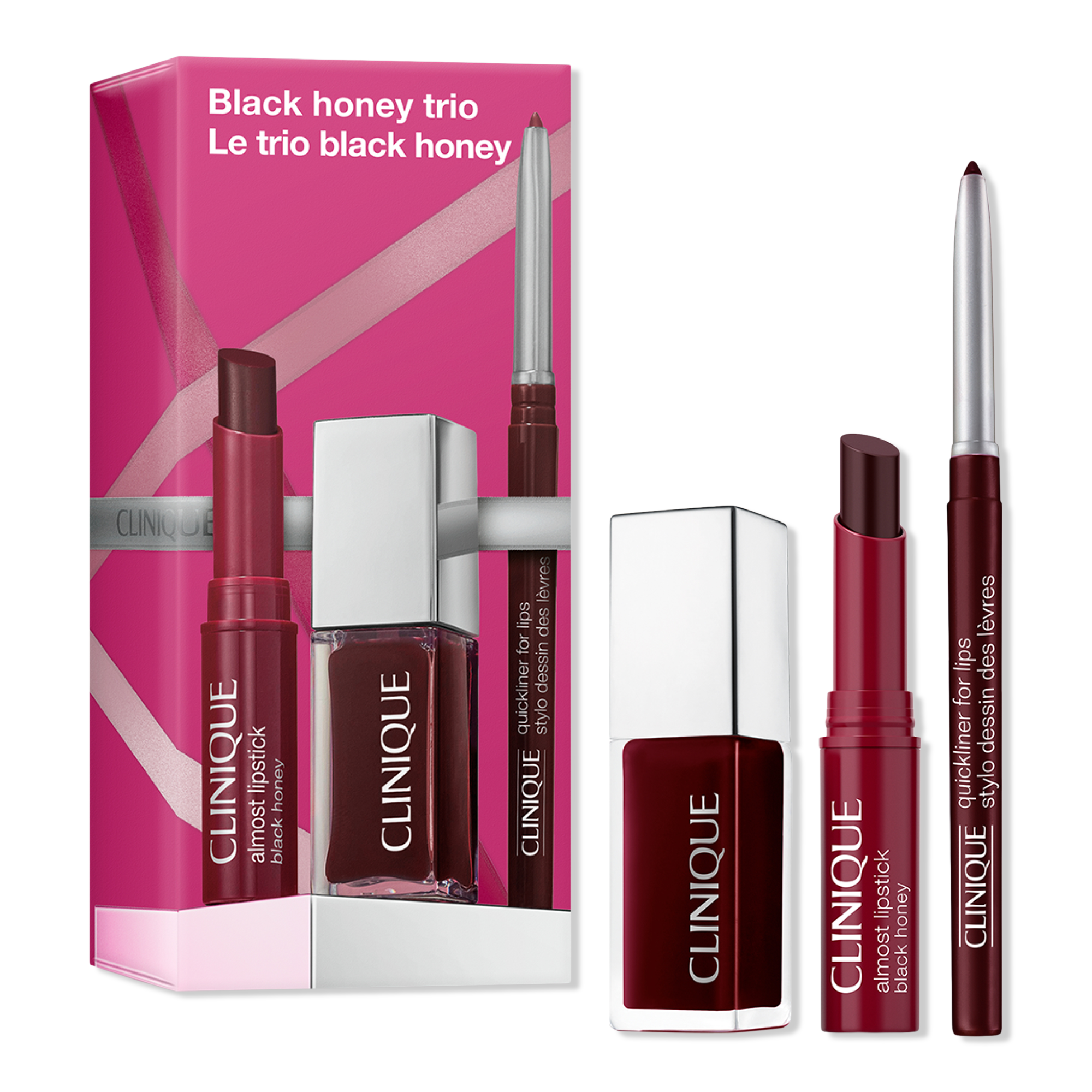 Clinique 3 Piece Black Honey Lip & Cheek Makeup Gift Set #1