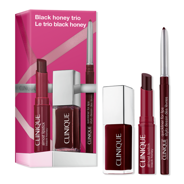 Clinique 3 Piece Black Honey Lip & Cheek Makeup Gift Set #1