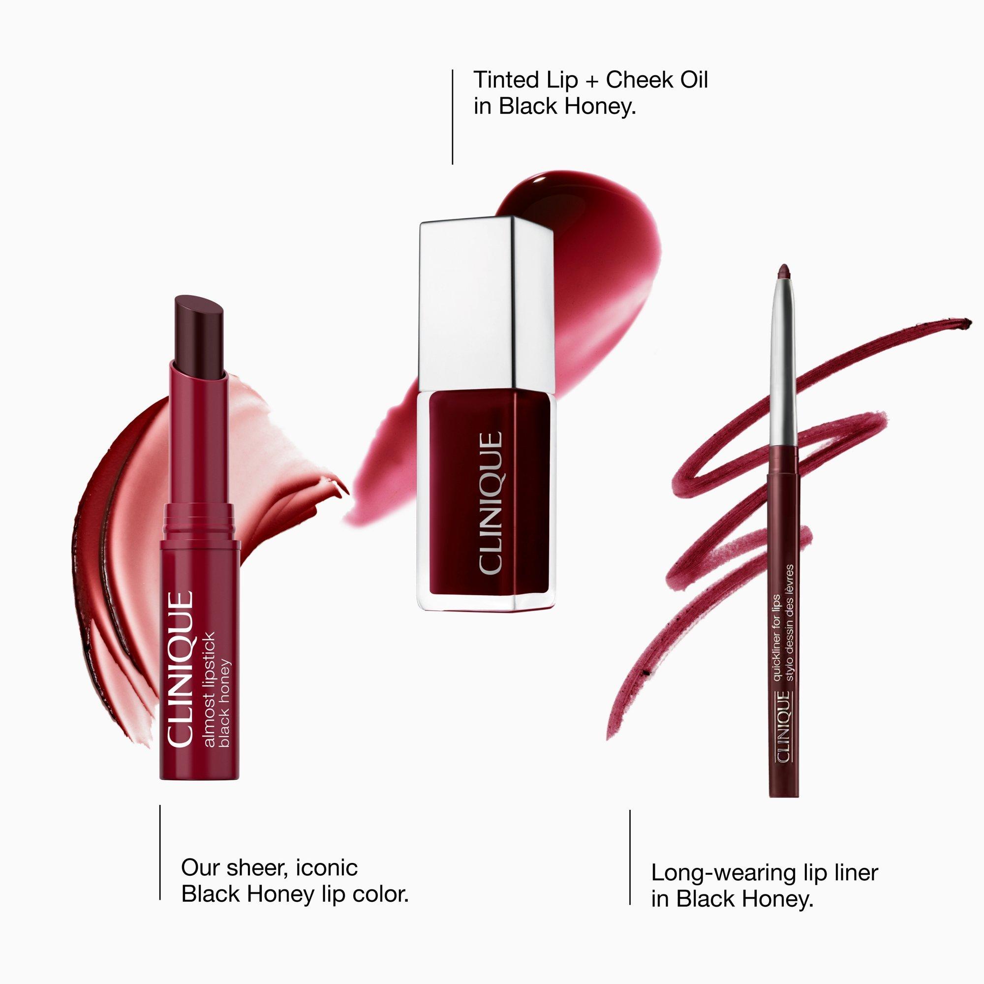 Подарочный набор для губ и щёк Clinique Black Honey, 3 предмета — фото 3