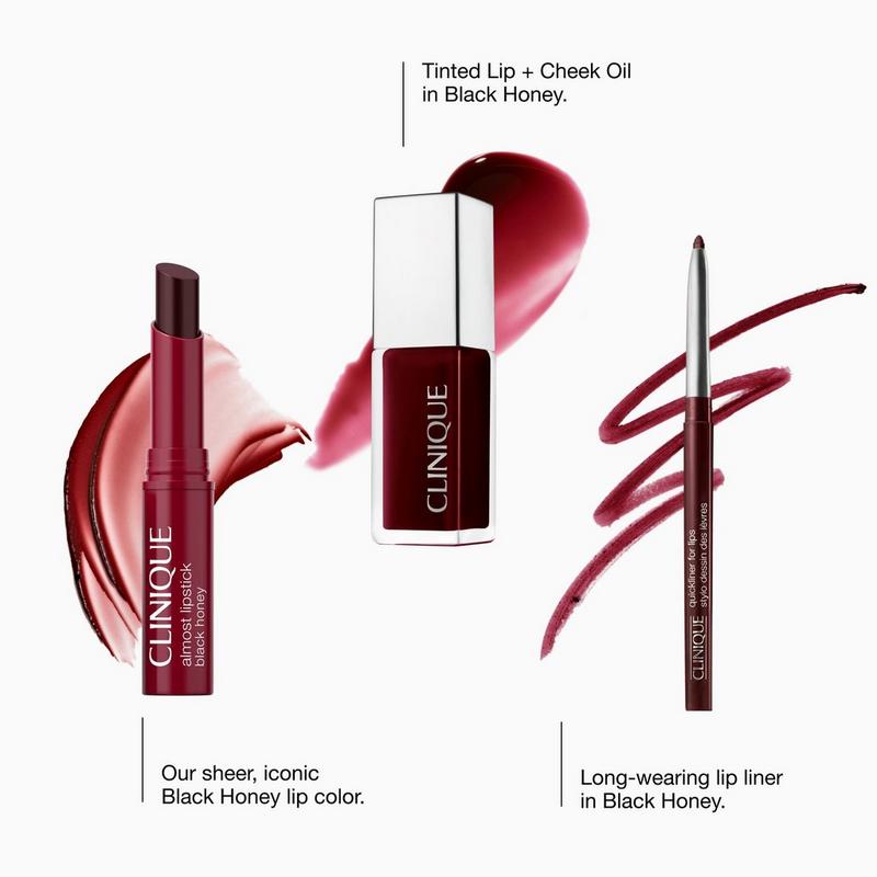 Clinique - 3 pc. Black Honey Lip & Cheek Makeup Gift Set | Ulta Beauty