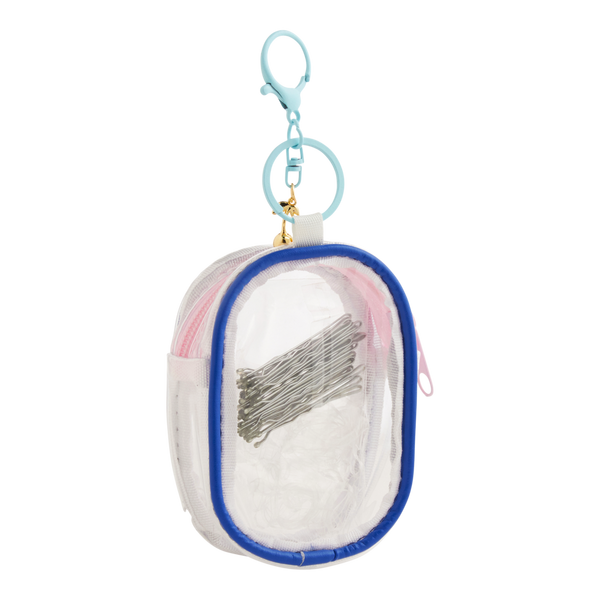 Product-obsessed Clear Mini Pouch with Bobby Pins + Elastics #2