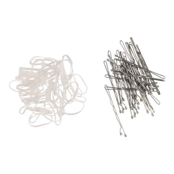 Product-obsessed Clear Mini Pouch with Bobby Pins + Elastics #5