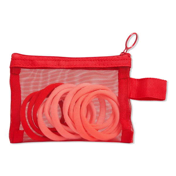 Product-obsessed Mesh Pouch With 10 Hair Ties #1