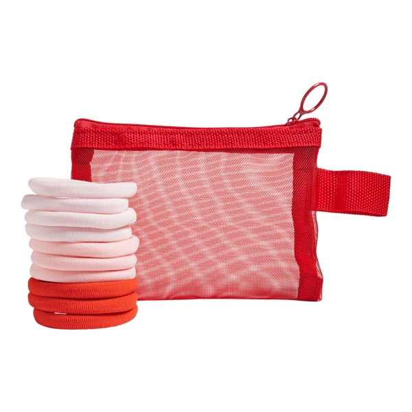 Product-obsessed Mesh Pouch With 10 Hair Ties #2