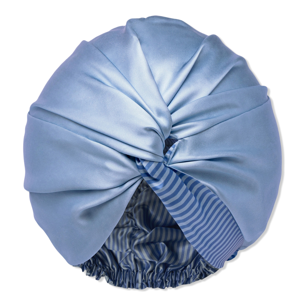 Slip Pure Silk Turban - Cornflower