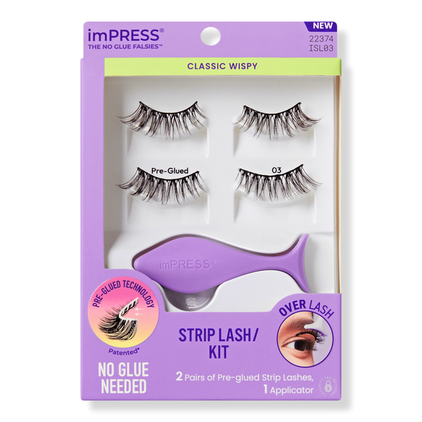 Kiss Impress Pre-Glued Strip Lashes Kit #1