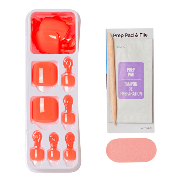 Kiss Impress Short Squoval Press On Toenails #2