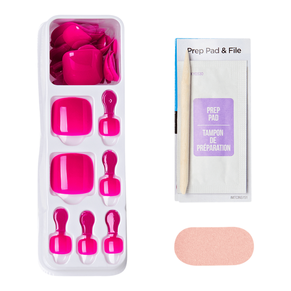 Kiss Impress Short Squoval Press On Toenails #2