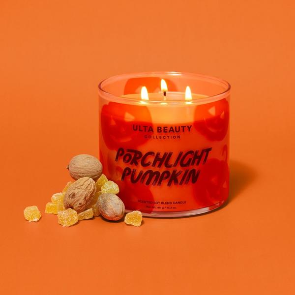 ULTA Beauty Collection Porchlight Pumpkin 3-Wick Candle #3