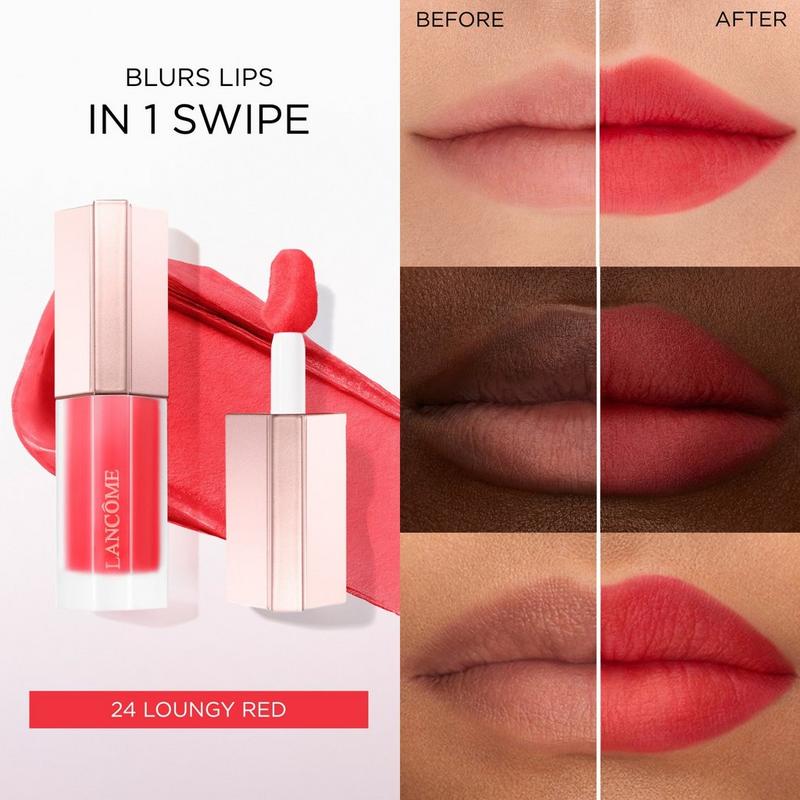 Lancôme - 24 Loungy Red Lip Idôle CuddleBlur Lip Velvet | Ulta Beauty