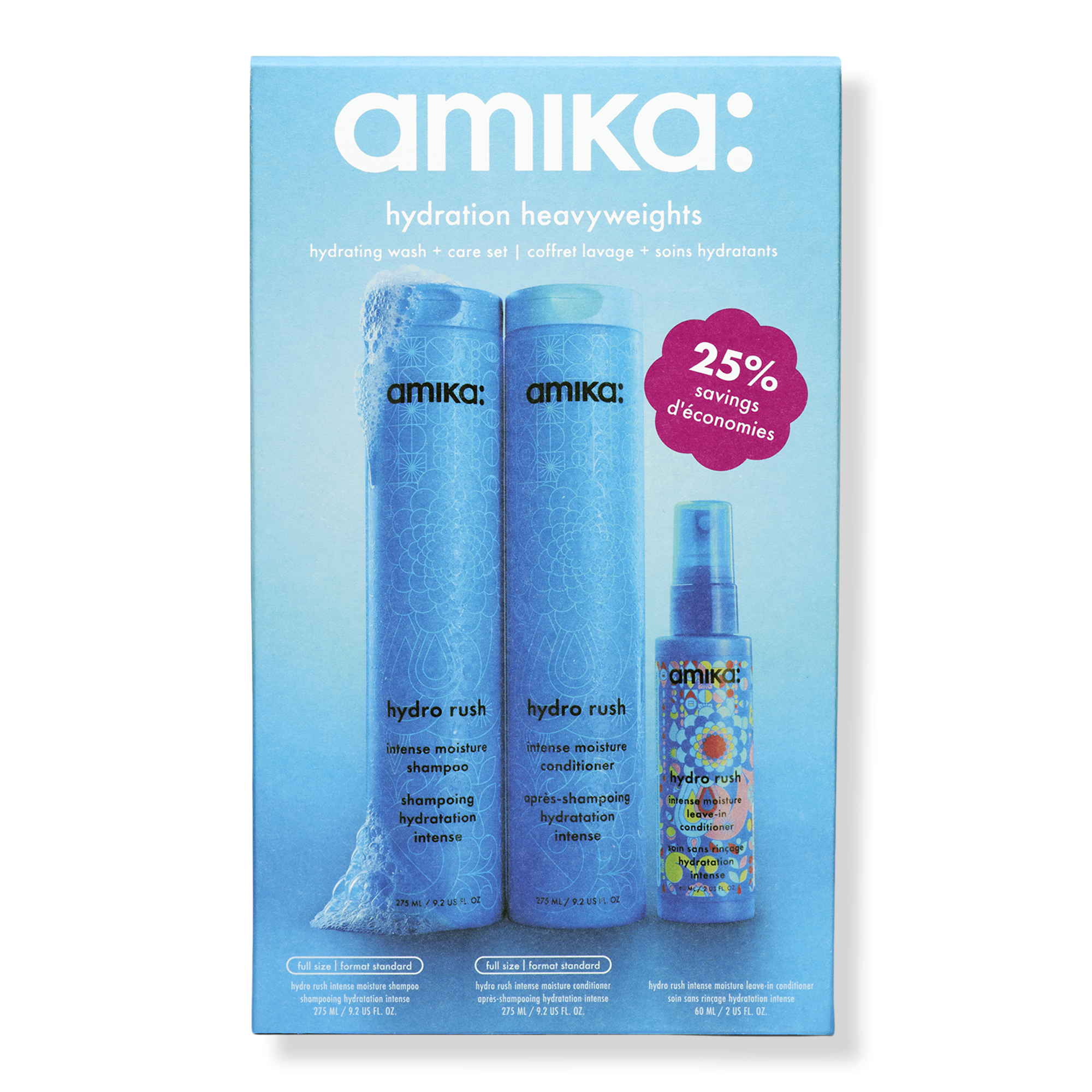 amika Hydration Heavyweights Wash + Care Set #1